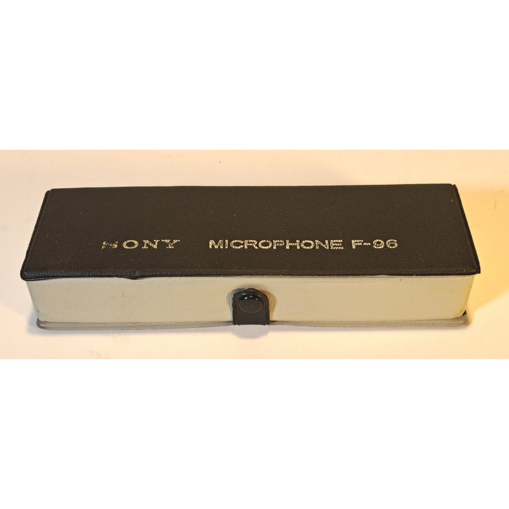 Sony F-96 Dynamic Microphone VTG Low Imp Made‎ in Japan with Original Case